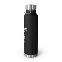 "Anchored in the Lord" 22oz Insulated Water Bottle — White