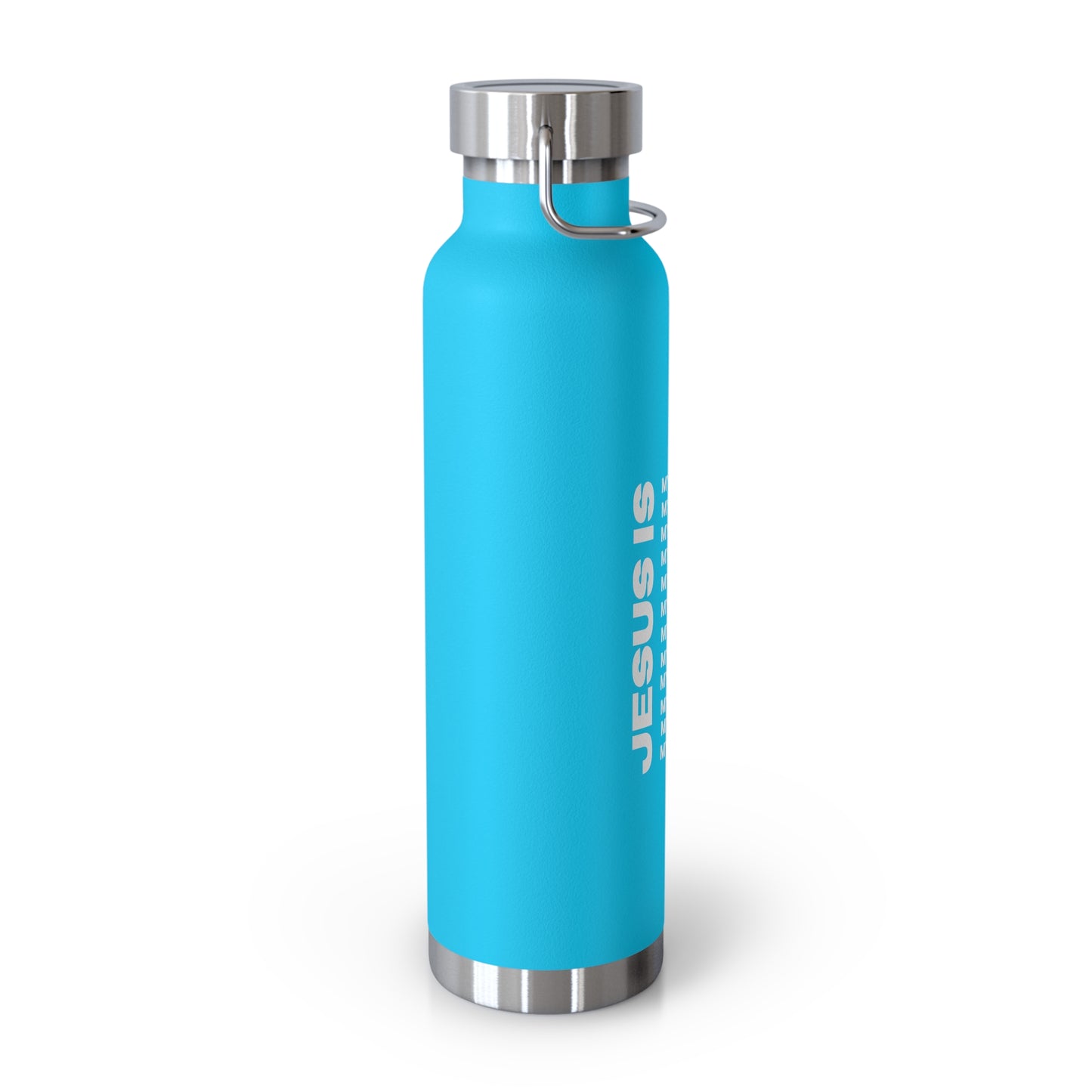 Christian JESUS IS 22oz Insulated Water Bottle - White