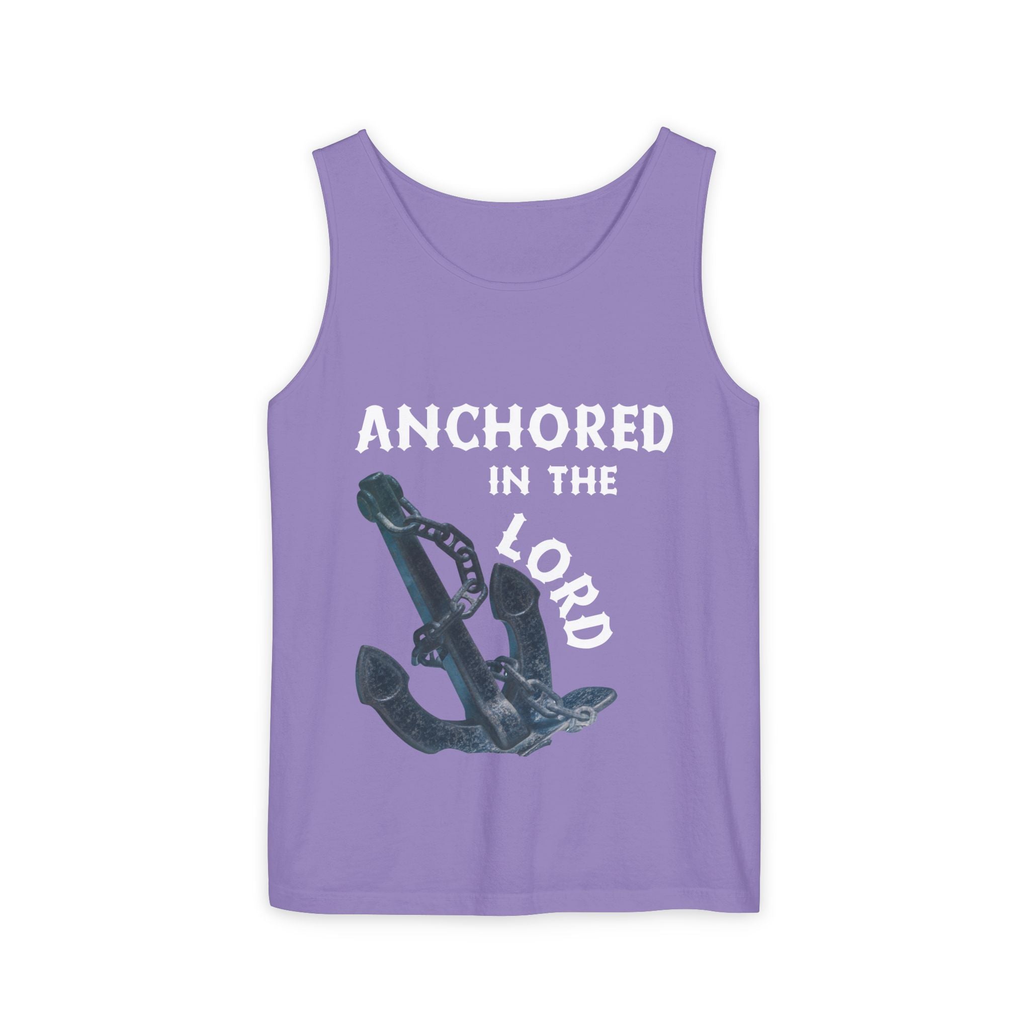 Anchored in the Lord Tank Top - White