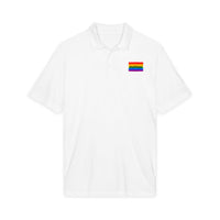 Rainbow "HUMAN" Polo Shirt