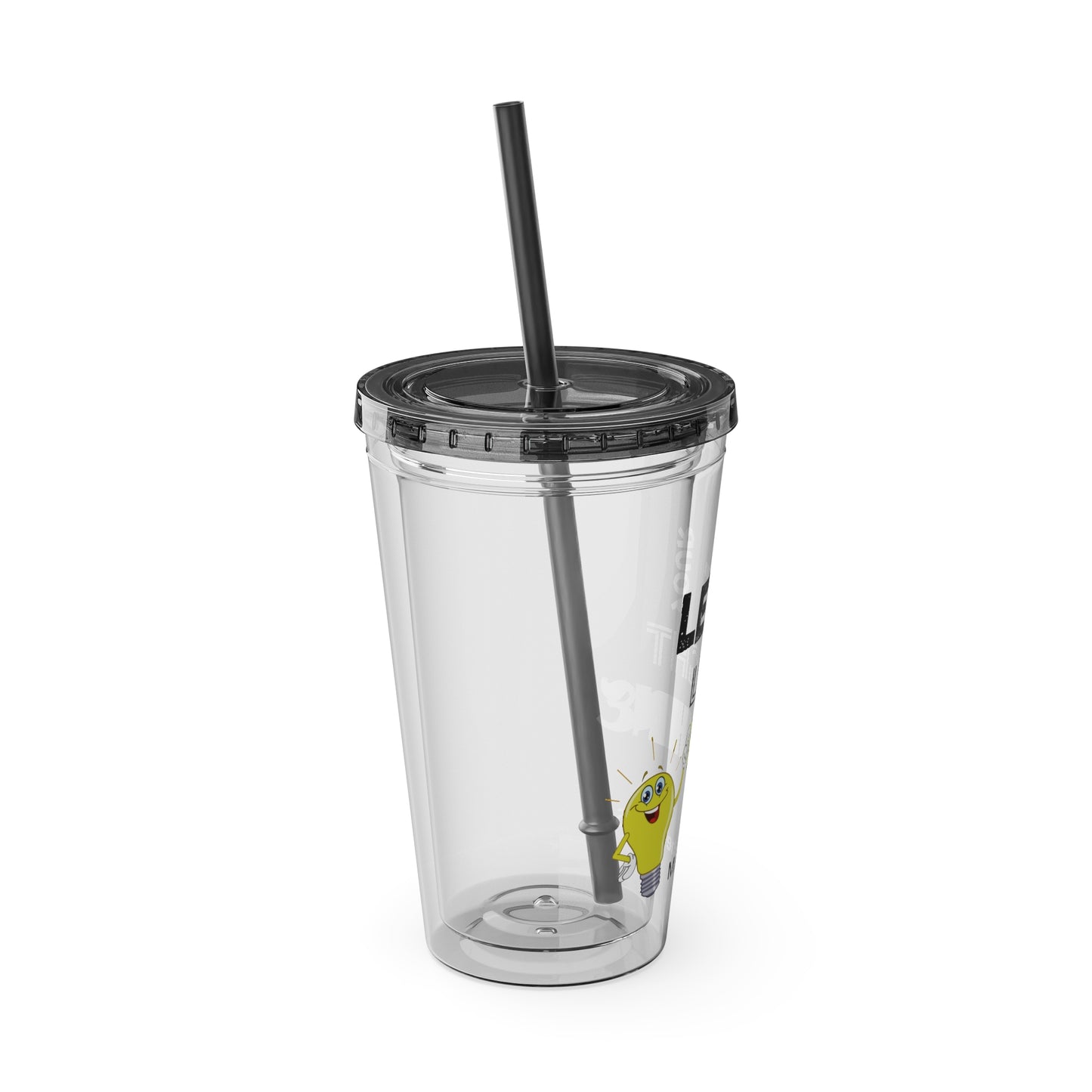 Let Your Light Shine 16oz Tumbler With Straw