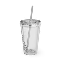 Christian JESUS IS 16oz Tumbler with Straw