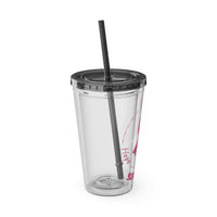 Breast Cancer Survivor 16oz Tumbler with Straw
