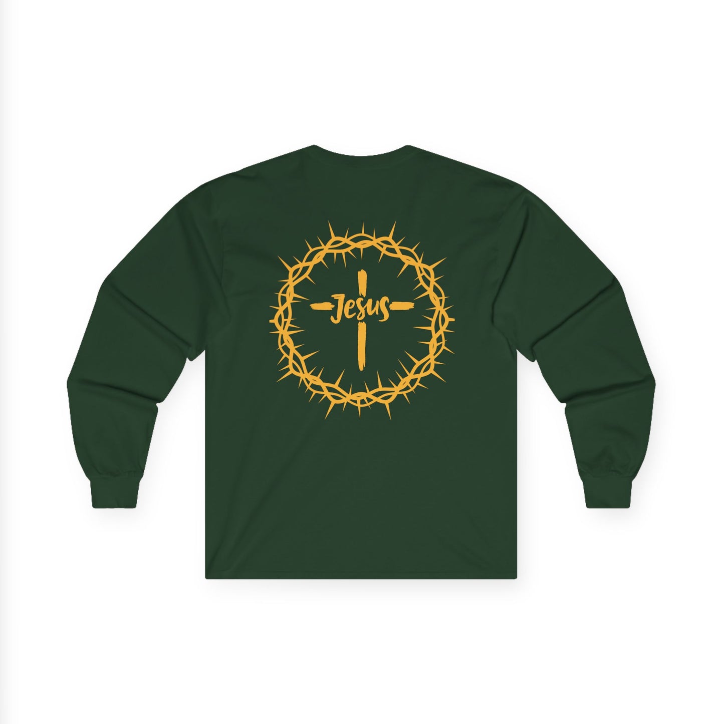 Jesus Crown of Thorns Long Sleeve Tee