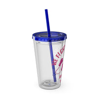 "We Fight Together" 16oz Tumbler with Straw Cup
