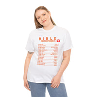 Bible Emergency Numbers Tee - Orange