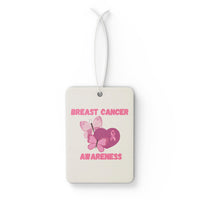 Breast Cancer Butterfly Awareness Car Air Freshener