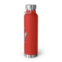 Fight Warrior Survive Champion Pink Ribbon 22oz Insulated Water Bottle