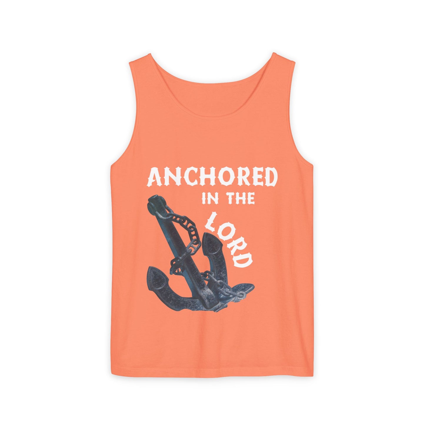 Anchored in the Lord Tank Top - White