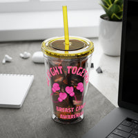 "We Fight Together" 16oz Tumbler with Straw Cup
