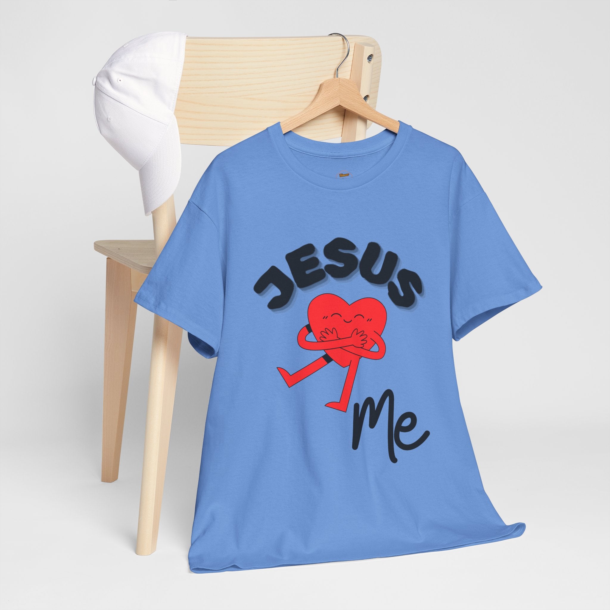Jesus Loves Me Heart Tee – Cute Christian Faith Graphic T-Shirt