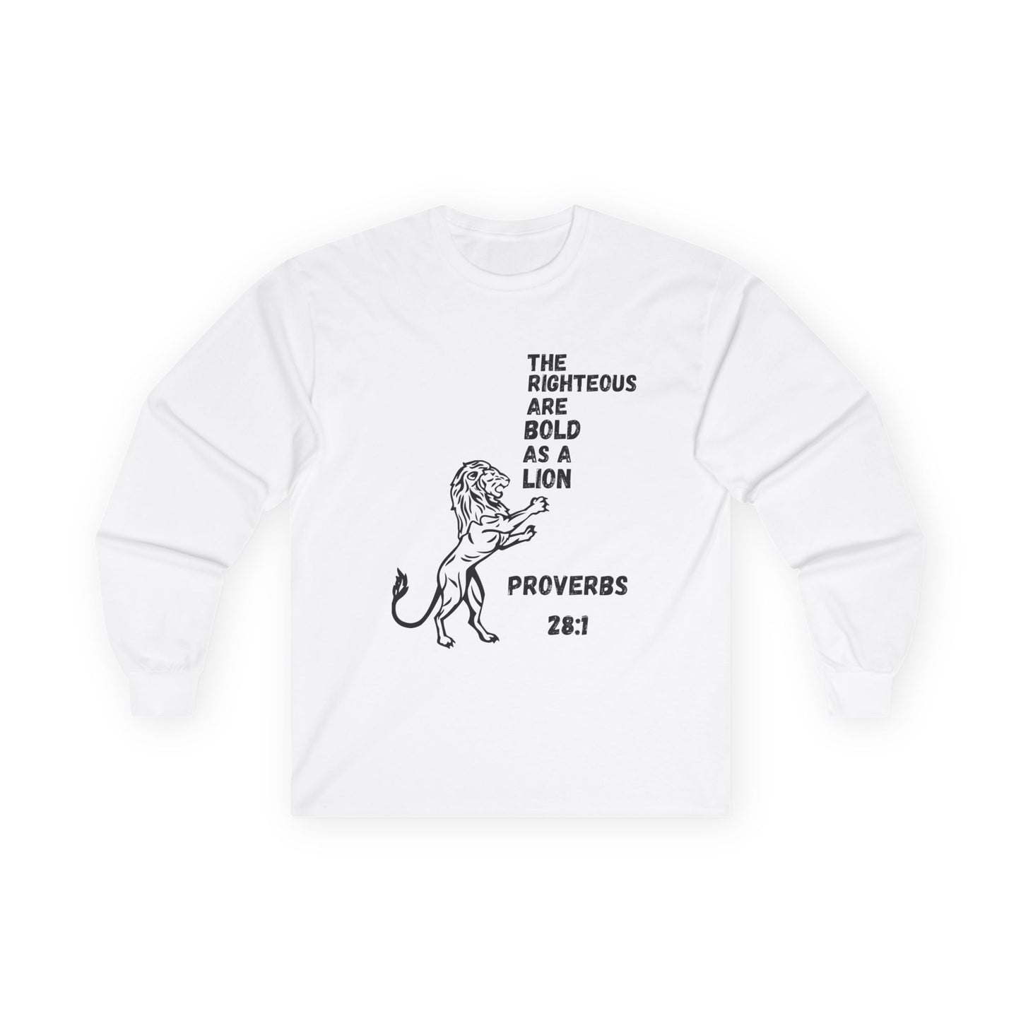 The Righteous Are Bold as a Lion Tee - Proverbs 28:1