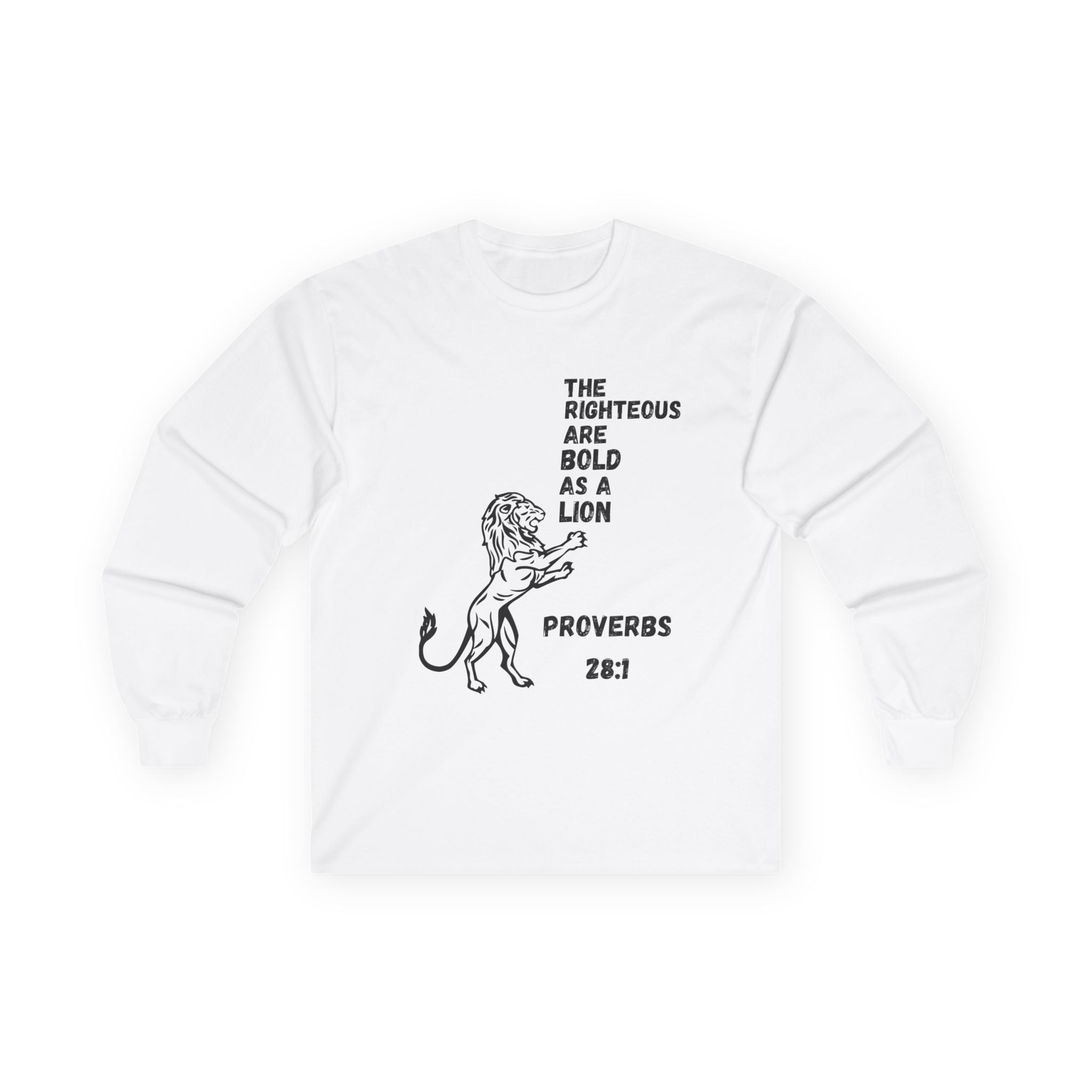The Righteous Are Bold as a Lion Tee - Proverbs 28:1