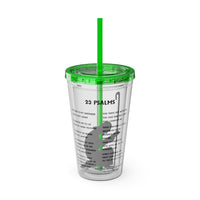 23 Psalms 16oz Tumbler with Straw