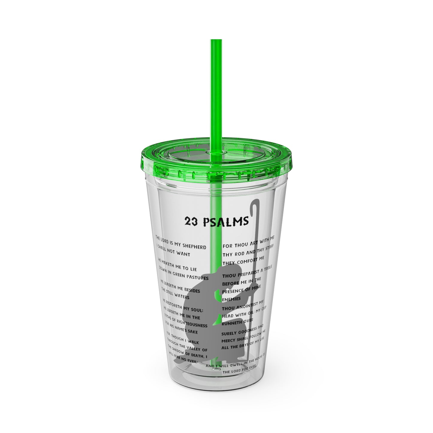 23 Psalms 16oz Tumbler with Straw