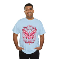 Together We Rise Breast Cancer Awareness T-Shirt — Fight Hope Cure Tee