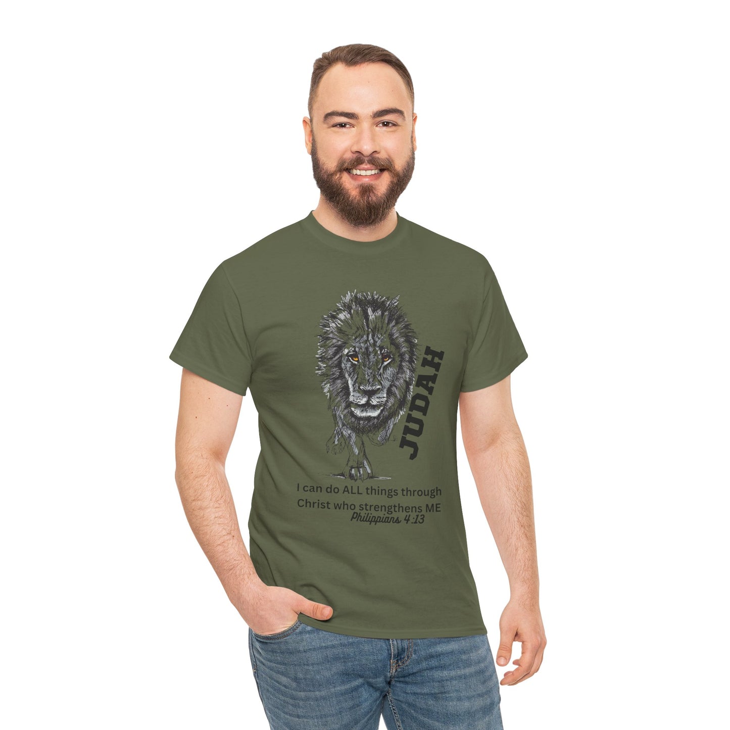 Lion of Judah – ‘I Can Do All Things’ Philippians 4:13 Tee