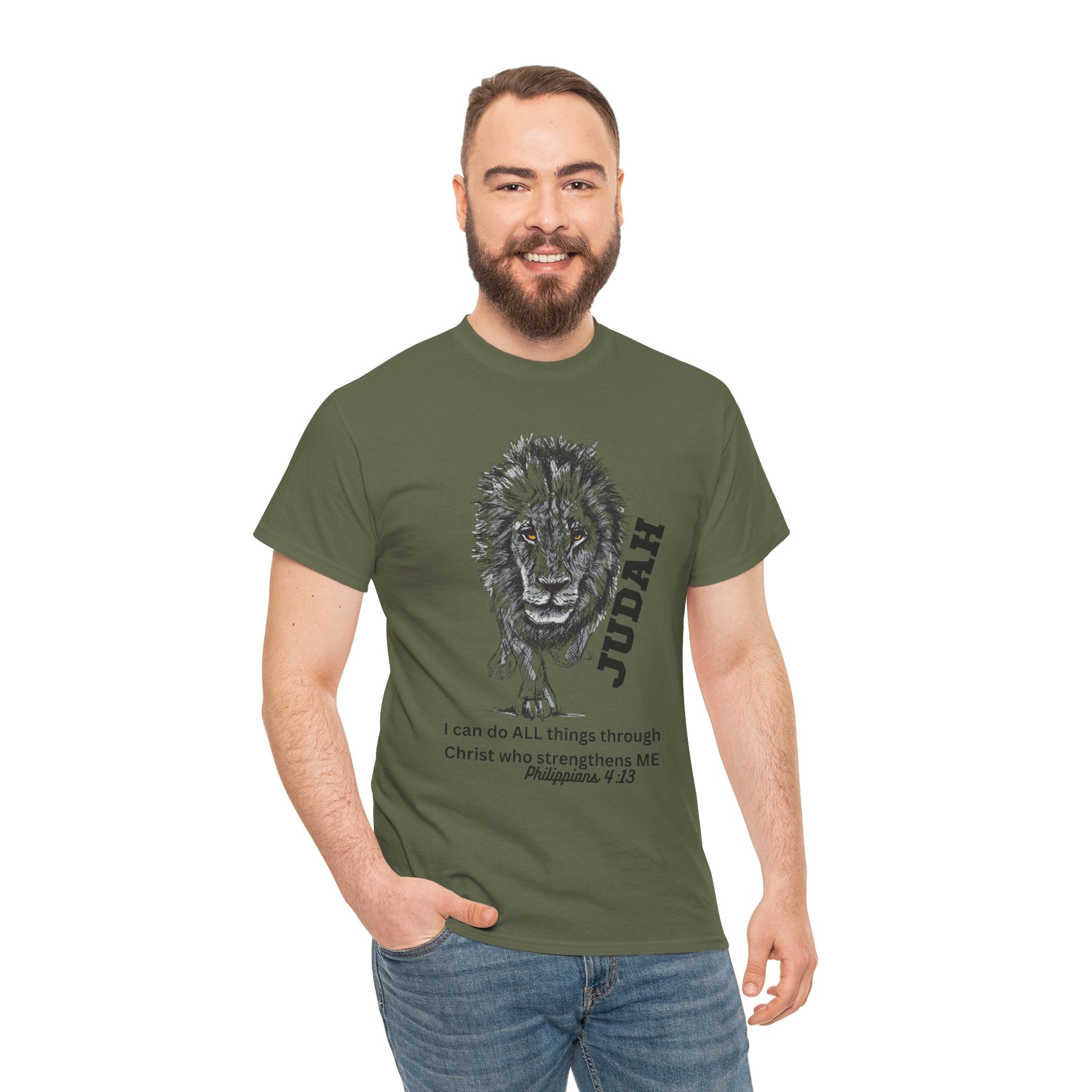 Lion of Judah – ‘I Can Do All Things’ Philippians 4:13 Tee