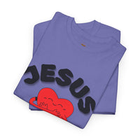 Jesus Loves Me Heart Tee – Cute Christian Faith Graphic T-Shirt