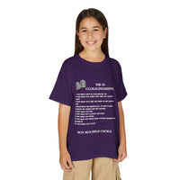 10 Commandments Youth T-shirt - White