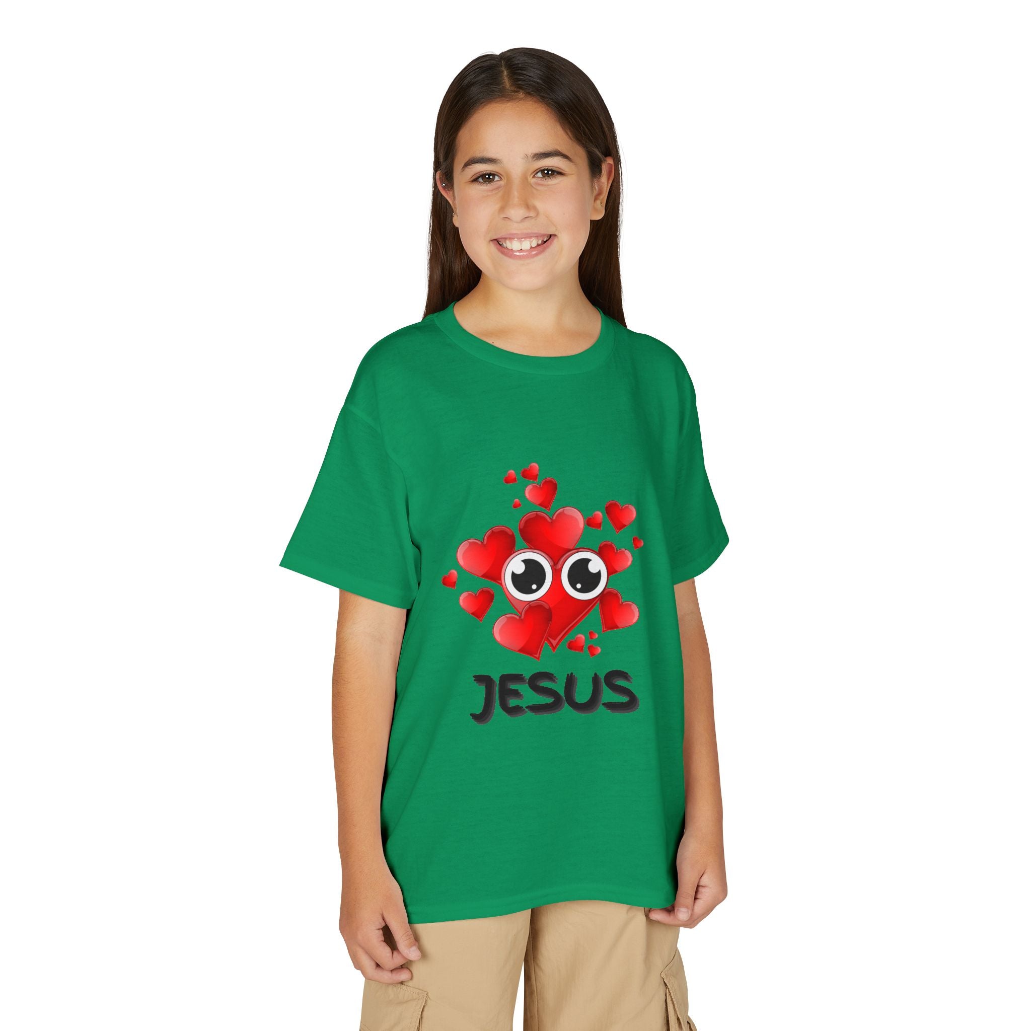 Eye Love Jesus Youth T-shirt - Black