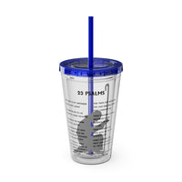 23 Psalms 16oz Tumbler with Straw
