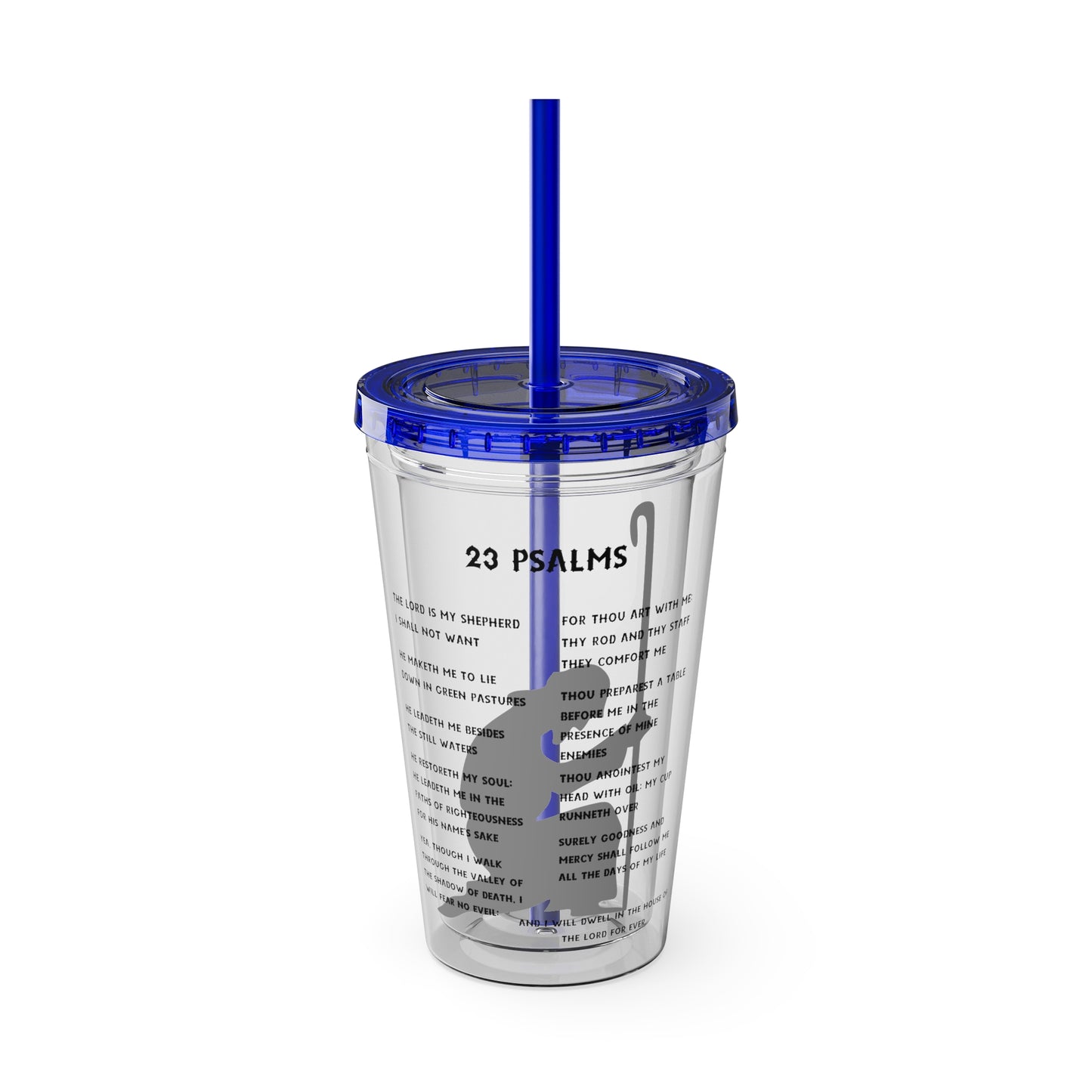23 Psalms 16oz Tumbler with Straw