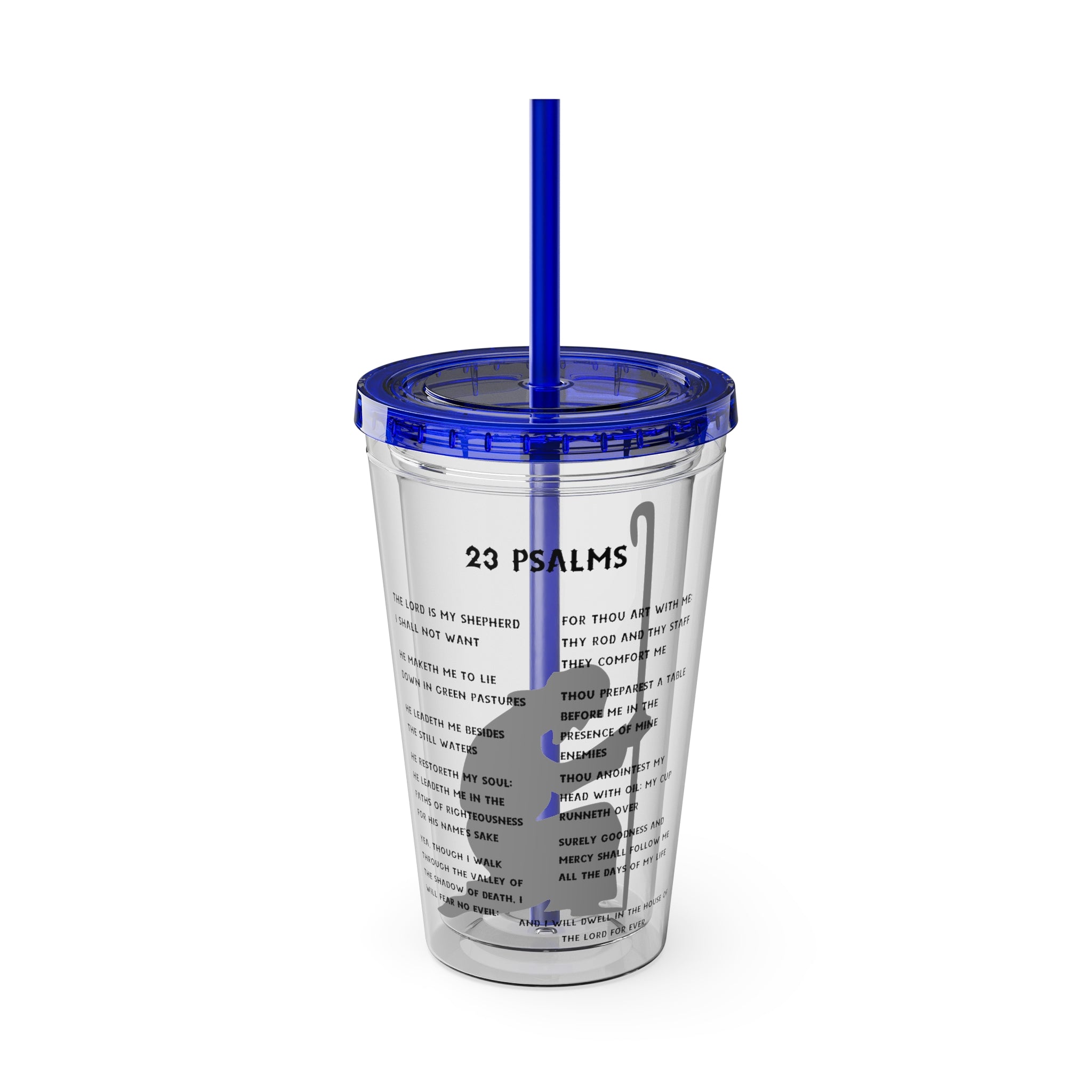 23 Psalms 16oz Tumbler with Straw