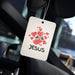 Eye Love Jesus Heart Car Air Freshener