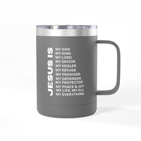 Christian Jesus Is 15oz Tumbler - White