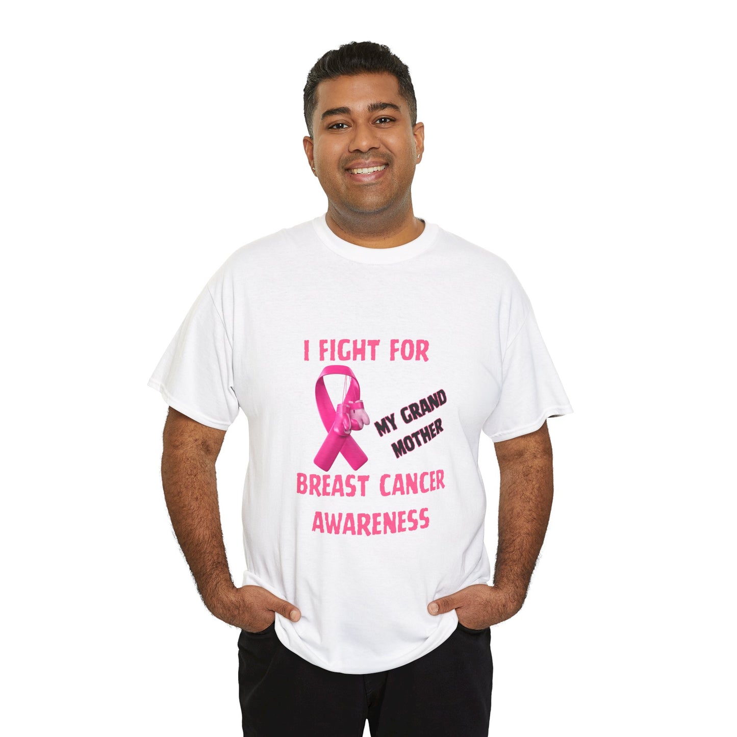 I Fight For My Grandmother Pink Ribbon Tee