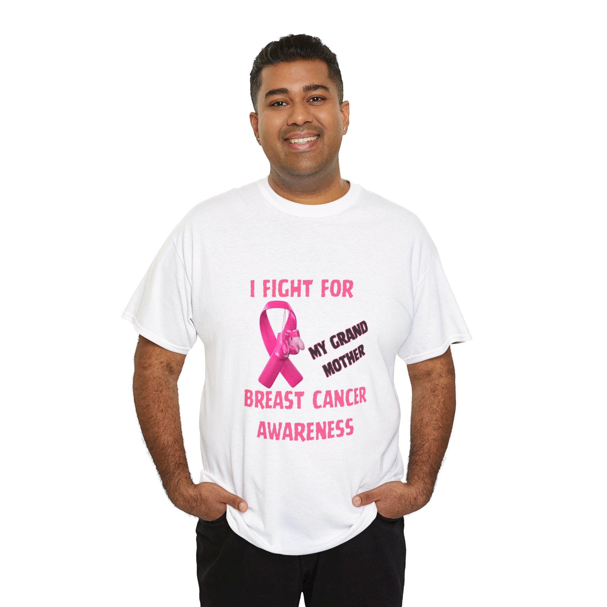 I Fight For My Grandmother Pink Ribbon Tee