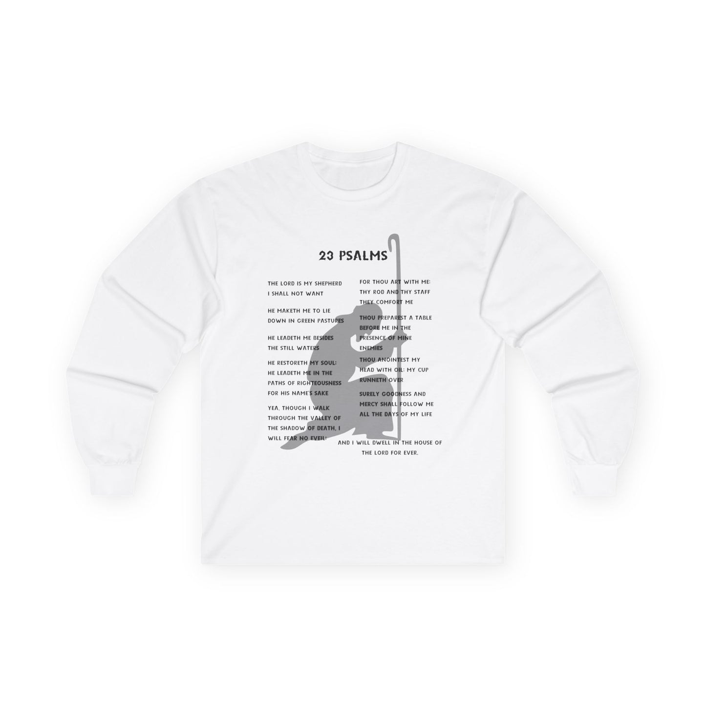 23 Psalms Long Sleeve - Black