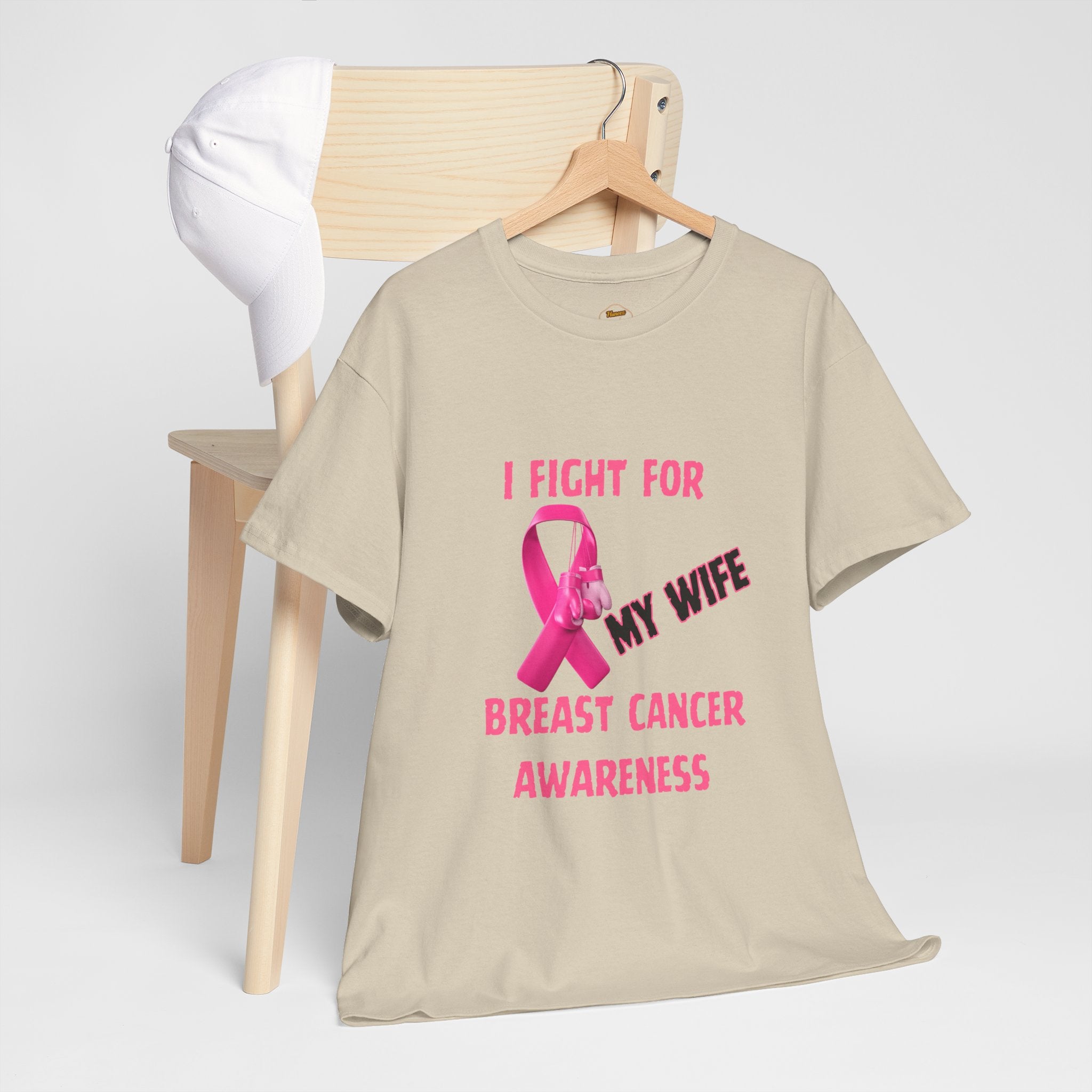 I Fight for My Wife Pink Ribbon T-Shirt