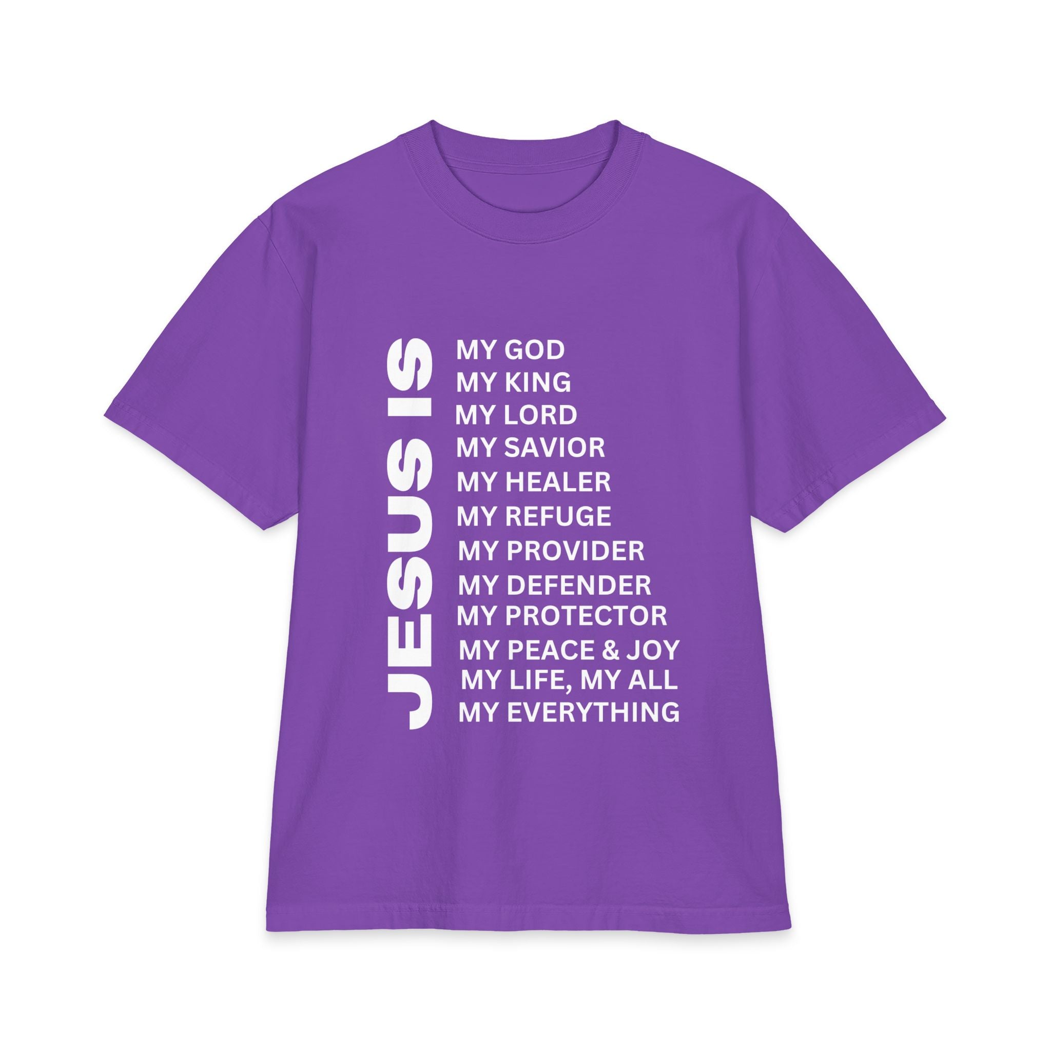 Christian JESUS IS T-shirt - 7X only - White