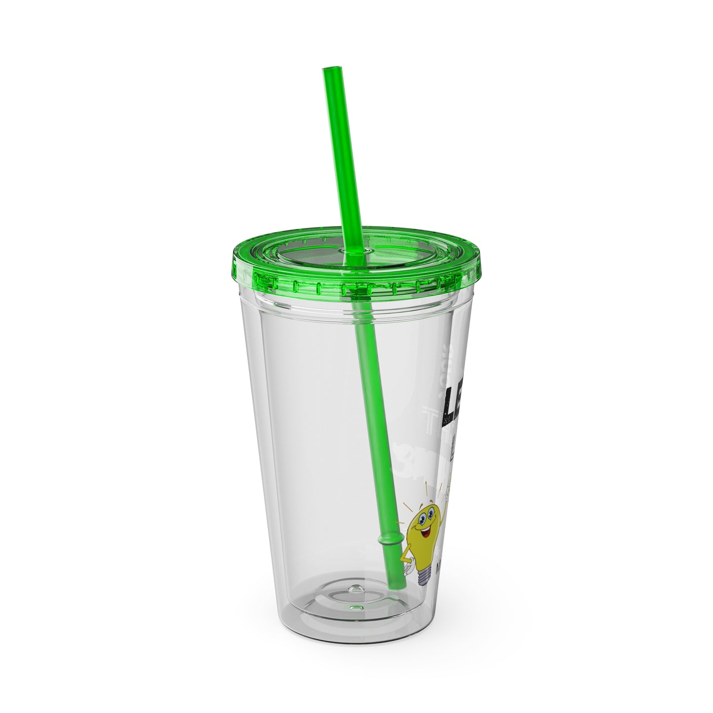 Let Your Light Shine 16oz Tumbler With Straw