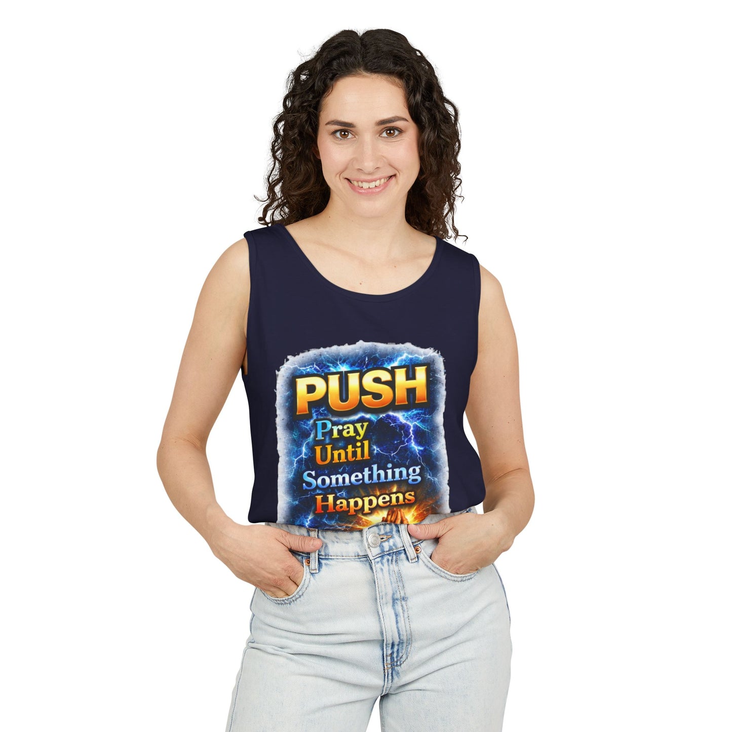 Push: Pray Until Something Happens Tank - Hands
