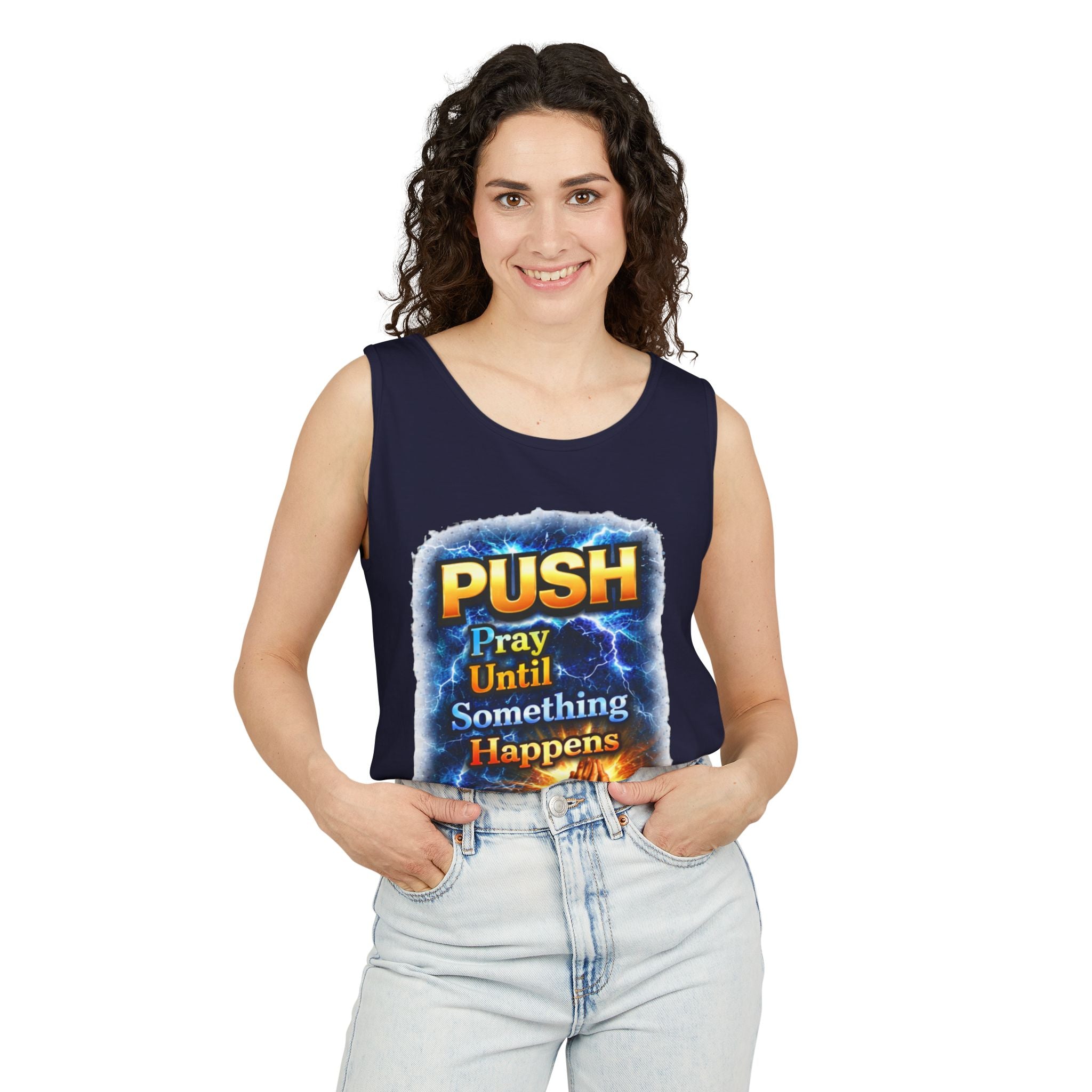Push: Pray Until Something Happens Tank - Hands