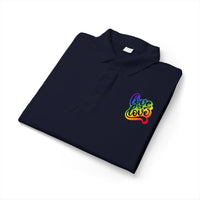 Rainbow "Love Love" Polo Shirt