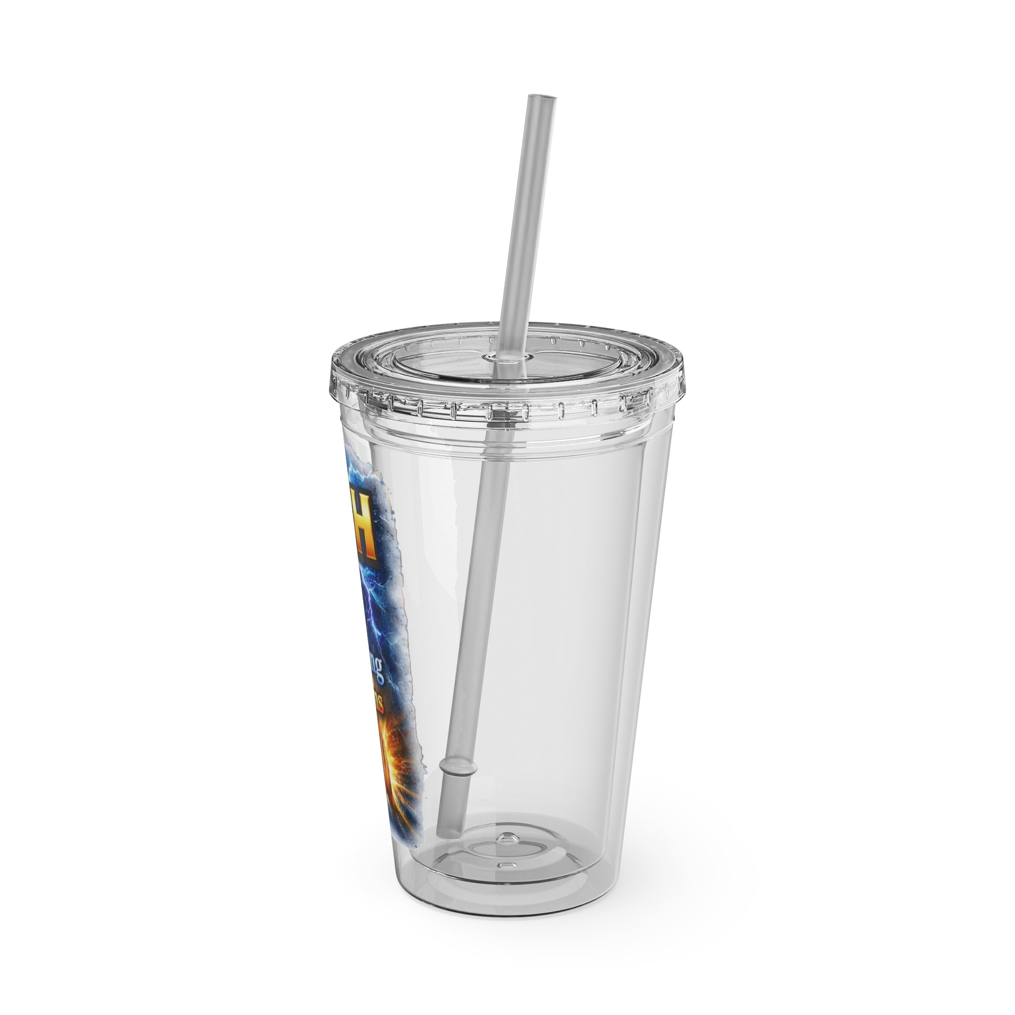 Push Pray Until Something Happens 16ozTumbler — Hands