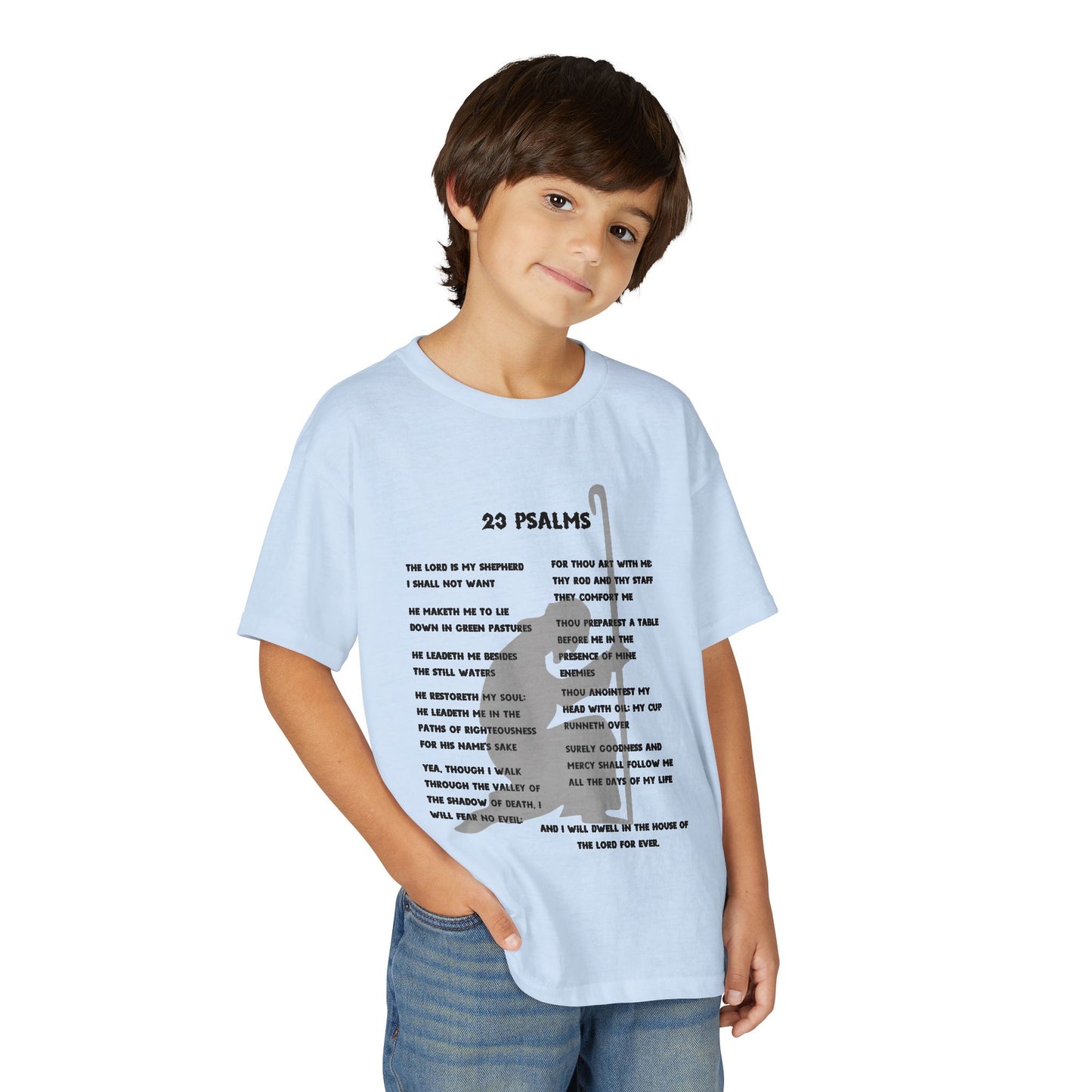 23 Psalms Youth T-shirt - Black