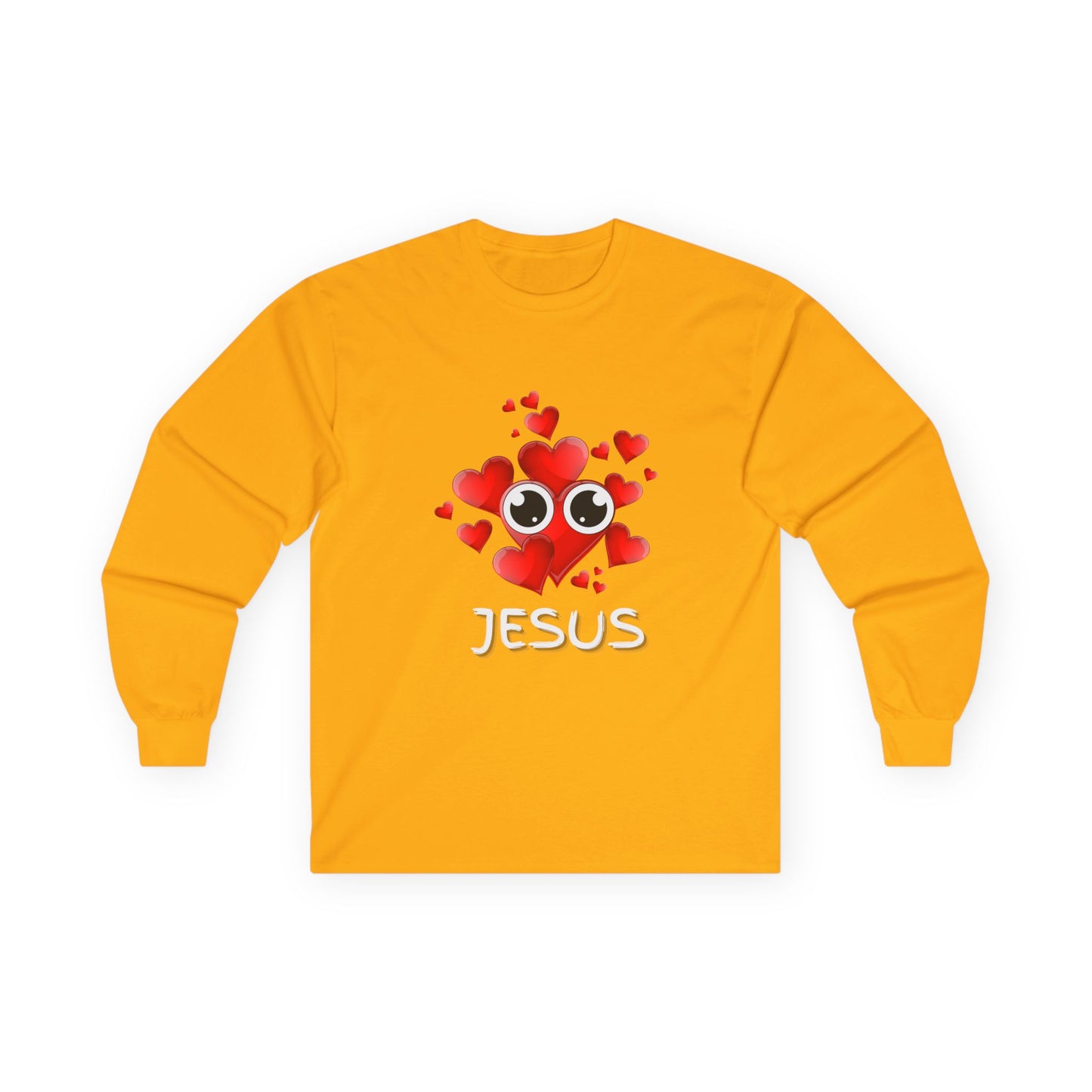 Eye Love Jesus Long-Sleeve - White