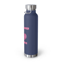 Butterfly Breast Cancer Awareness 22oz Insulated Water Bottle
