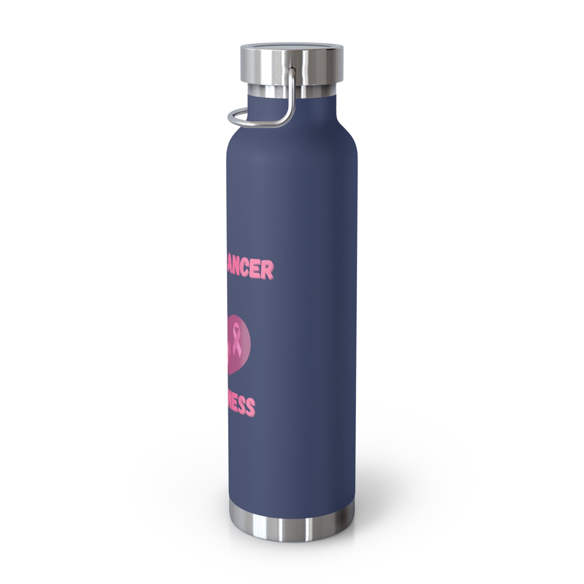 Butterfly Breast Cancer Awareness 22oz Insulated Water Bottle