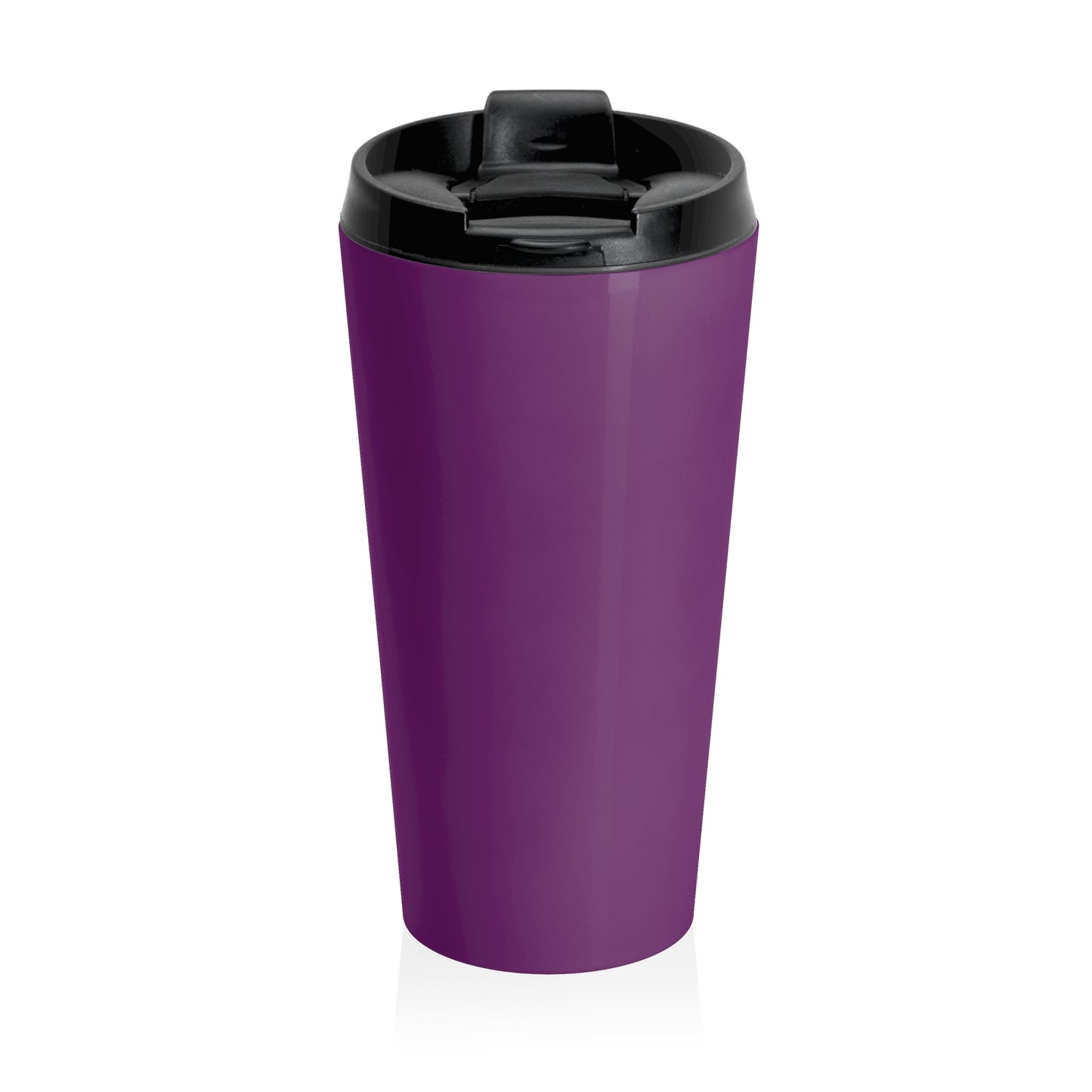 Christian JESUS IS Purple Stainless Steel Travel Mug - White