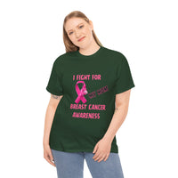 I Fight for My Mom Pink Ribbon Shirt
