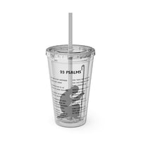 23 Psalms 16oz Tumbler with Straw
