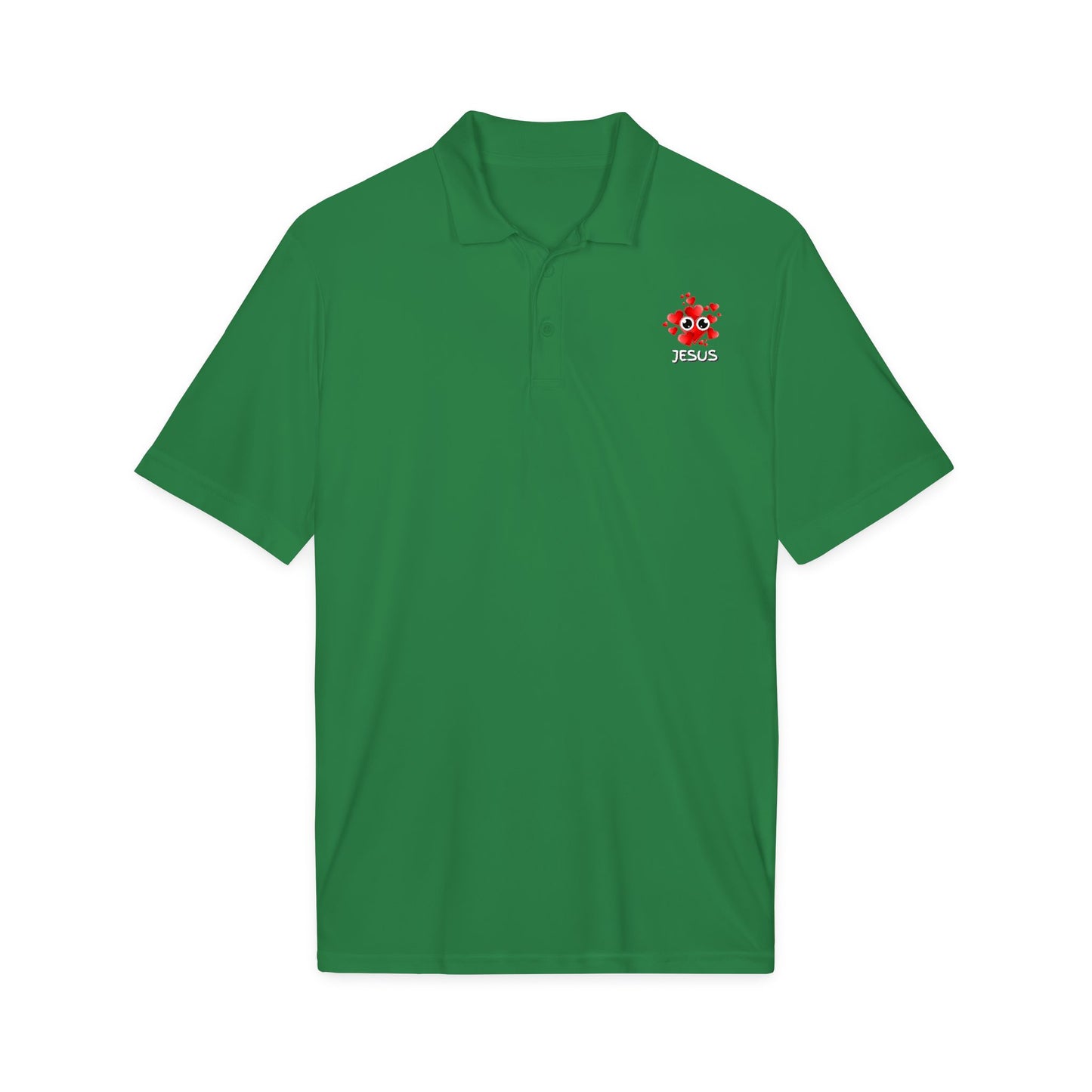 Eye Love Jesus Polo - White