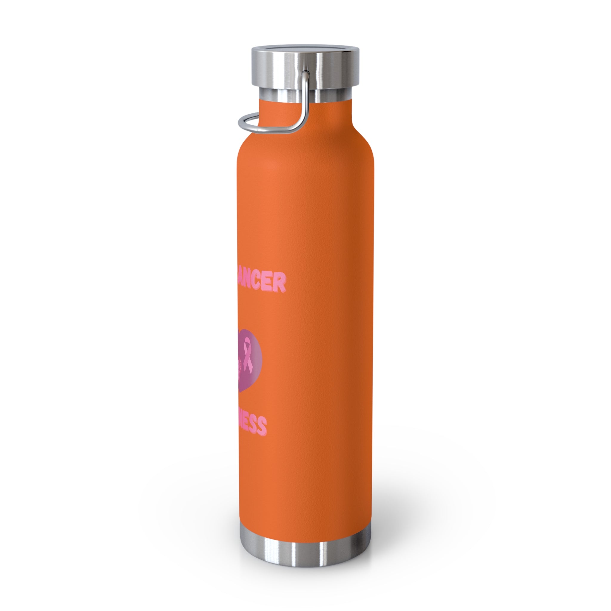 Butterfly Breast Cancer Awareness 22oz Insulated Water Bottle