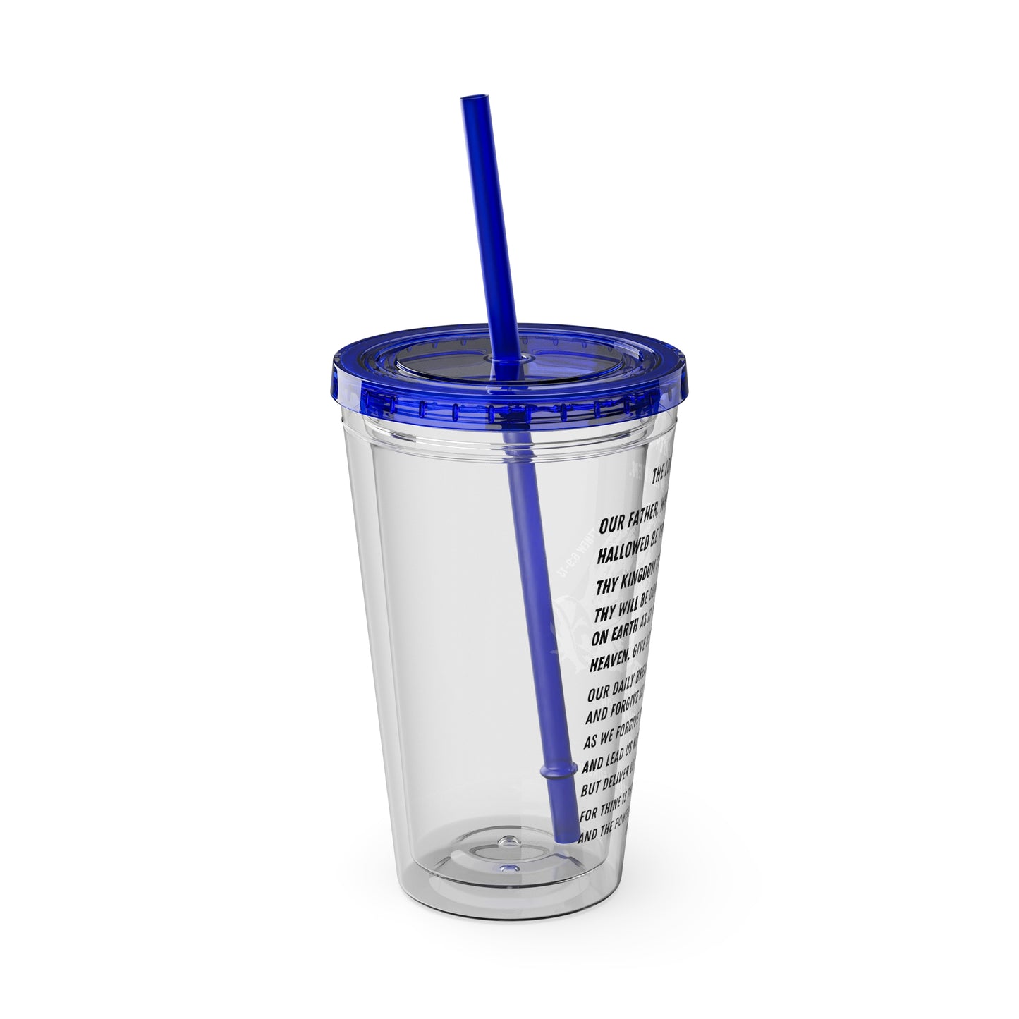 The Lord's Prayer 16oz Tumbler with Straw